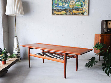 Grete Jalk 柚木咖啡桌 Grete Jalk 柚木咖啡桌