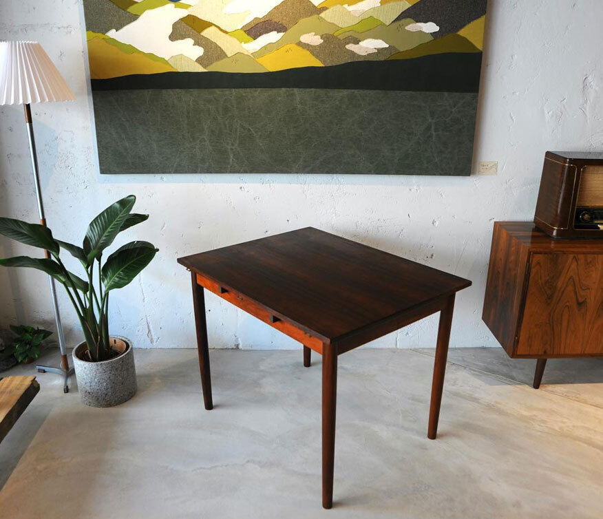 丹麥玫瑰木餐桌 玫瑰木長餐桌