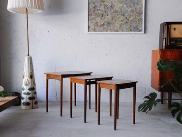 丹麥老件三層桌 丹麥老件三層桌