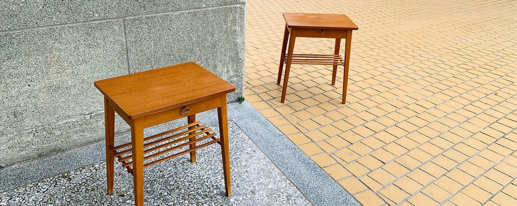 高雄北歐家具 瑞典橡木邊桌