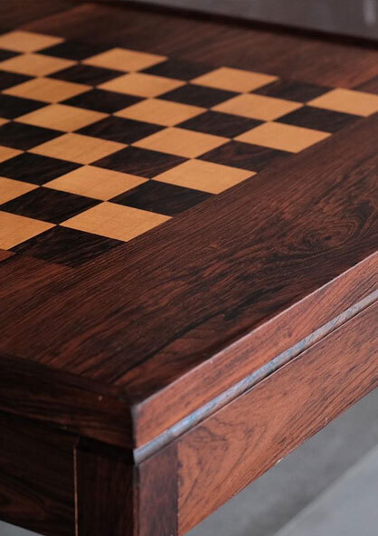 玫瑰木西洋棋桌