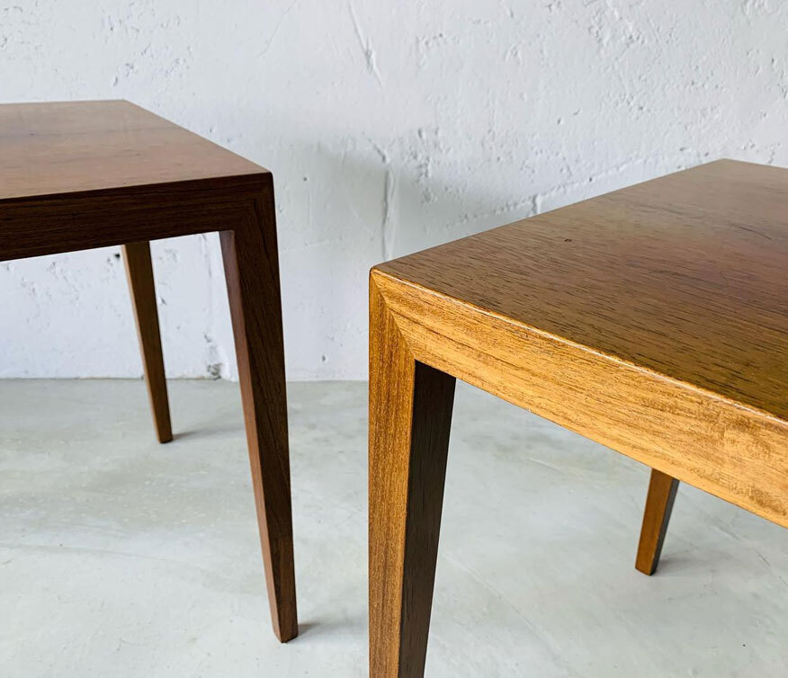 丹麥兩件組玫瑰木小邊桌 丹麥兩件組邊桌