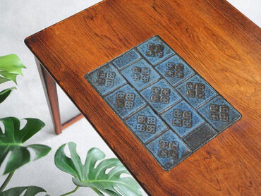 丹麥玫瑰木磁磚咖啡桌 丹麥玫瑰木磁磚咖啡桌