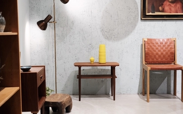 丹麥老件柚木小茶几