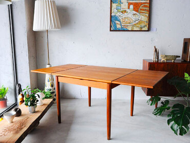 丹麥方形延伸餐桌 丹麥方形延伸餐桌