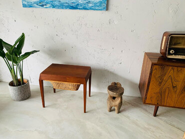 瑞典柚木針織桌 瑞典針織桌