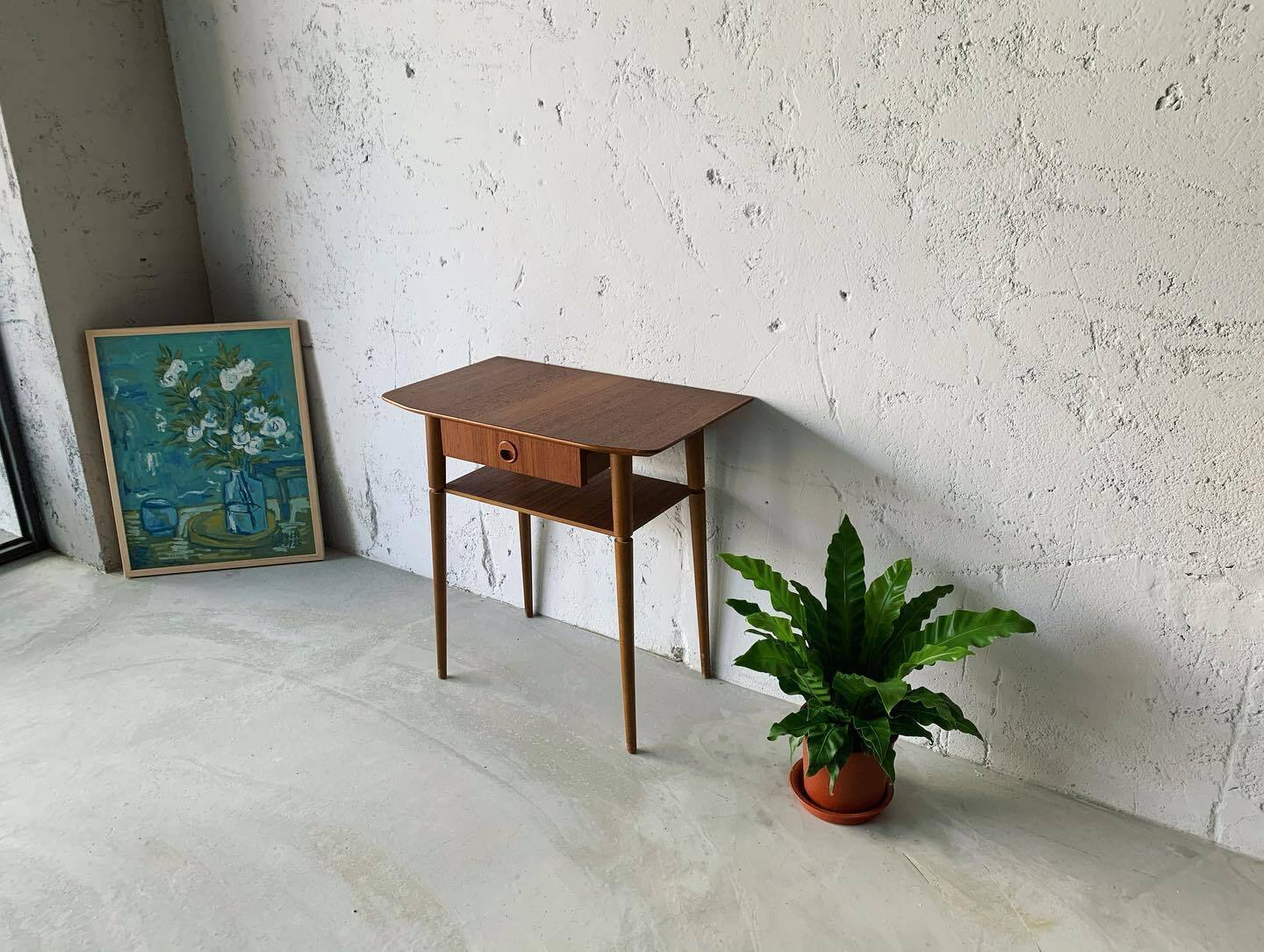 瑞典柚木邊桌 高雄北歐桌