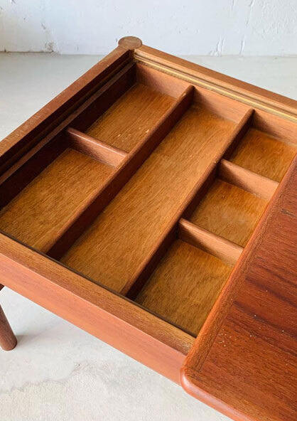 丹麥矮茶几桌 柚木茶几