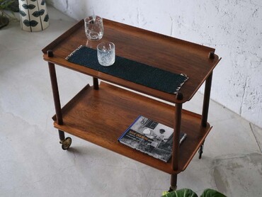 Poul Hundevad 丹麥玫瑰木餐推車 Poul Hundevad 丹麥玫瑰木餐推車