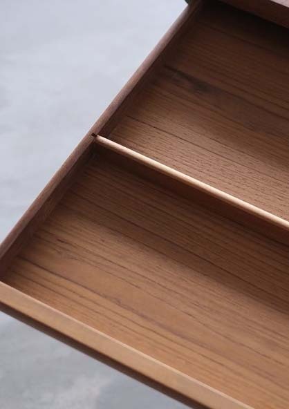 大型柚木延伸咖啡桌