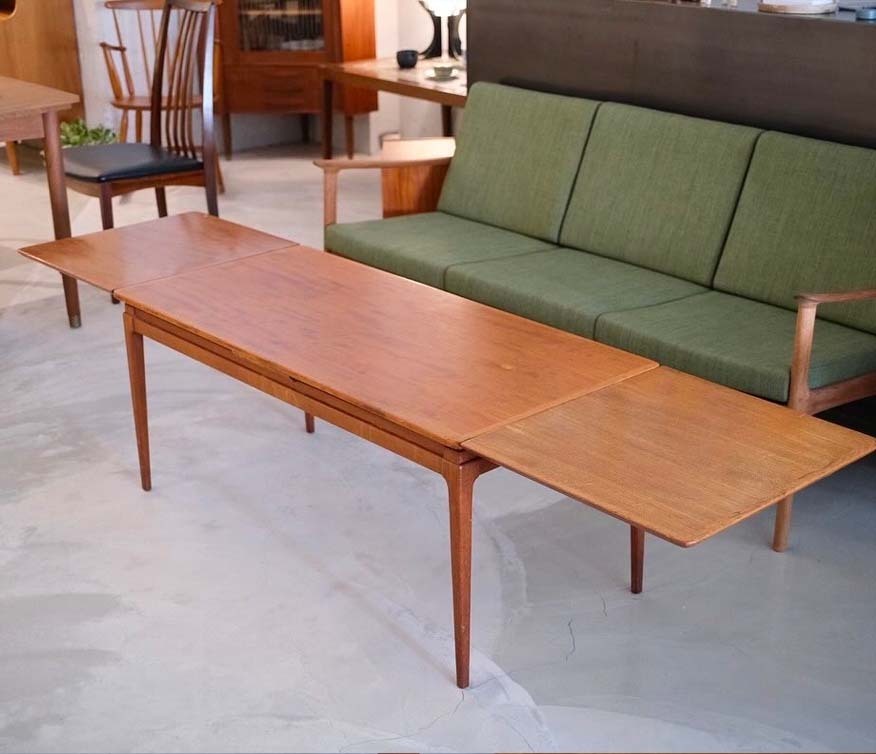 柚木延伸咖啡桌