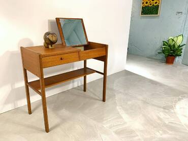 丹麥柚木梳妝台 高雄丹麥梳妝台