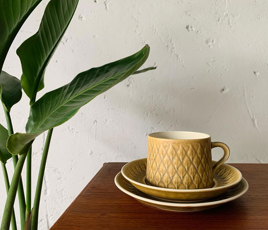 咖啡杯盤三件組 丹麥咖啡杯盤