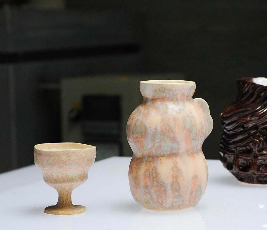 羅本製所緋釉壺杯組&皚雪壺杯組